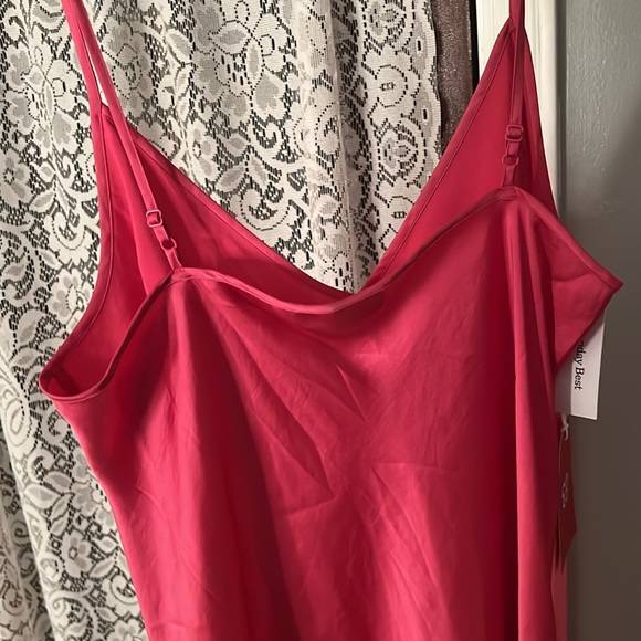 Hot Pink Slip dress - Picture 3 of 3